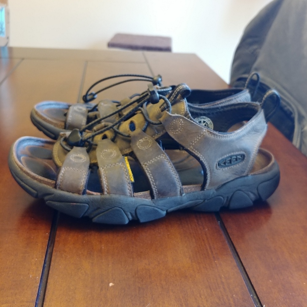 Men's Keen leather waterproof sandals